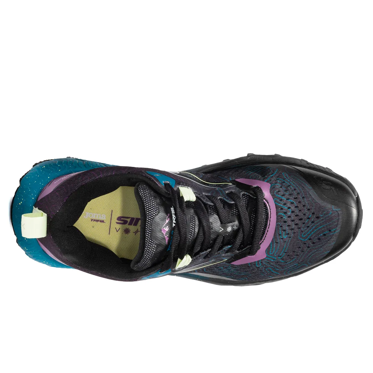 Zapatillas Joma Sima Trail Negro Violeta - Imagen 3