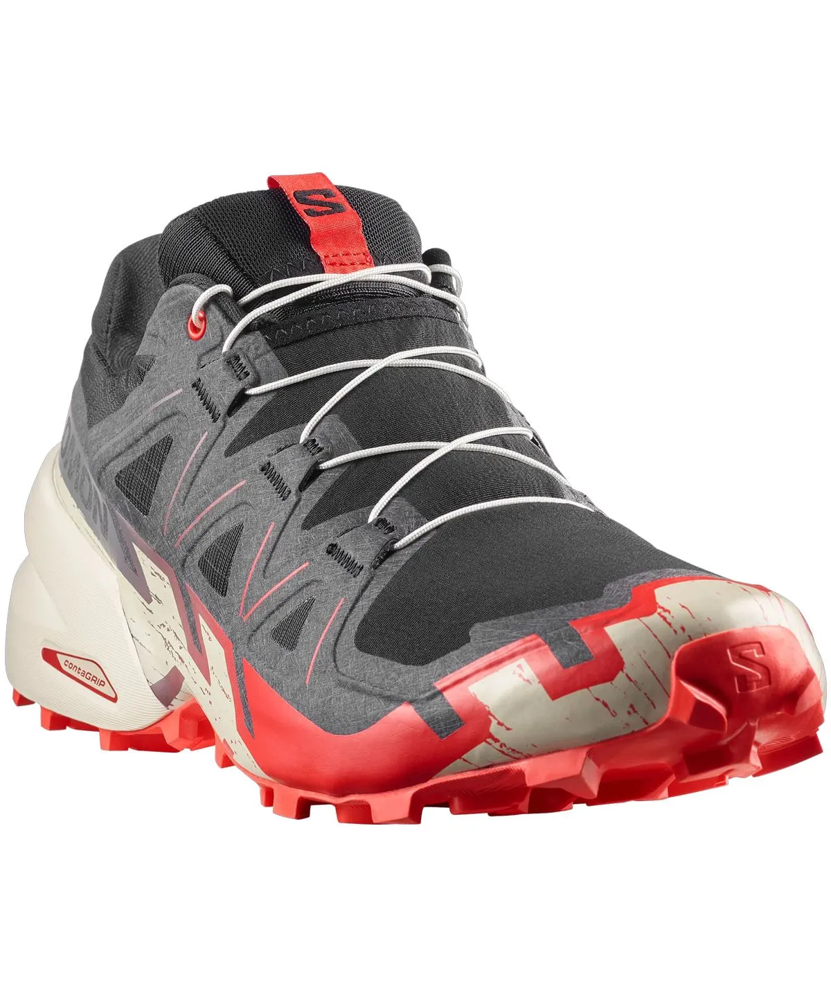 Zapatillas Salomon Speedcross 6 Negro Naranja - Imagen 2