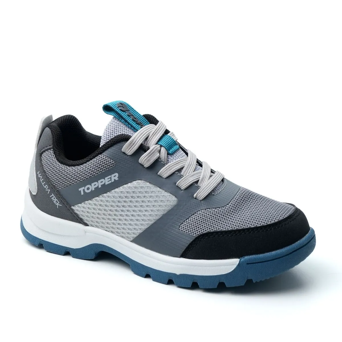 Zapatillas Topper Hallpa Trek Kids Gris Negro - Imagen 2