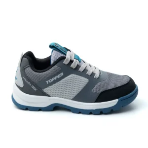 Zapatillas Topper Hallpa Trek Kids Gris Negro