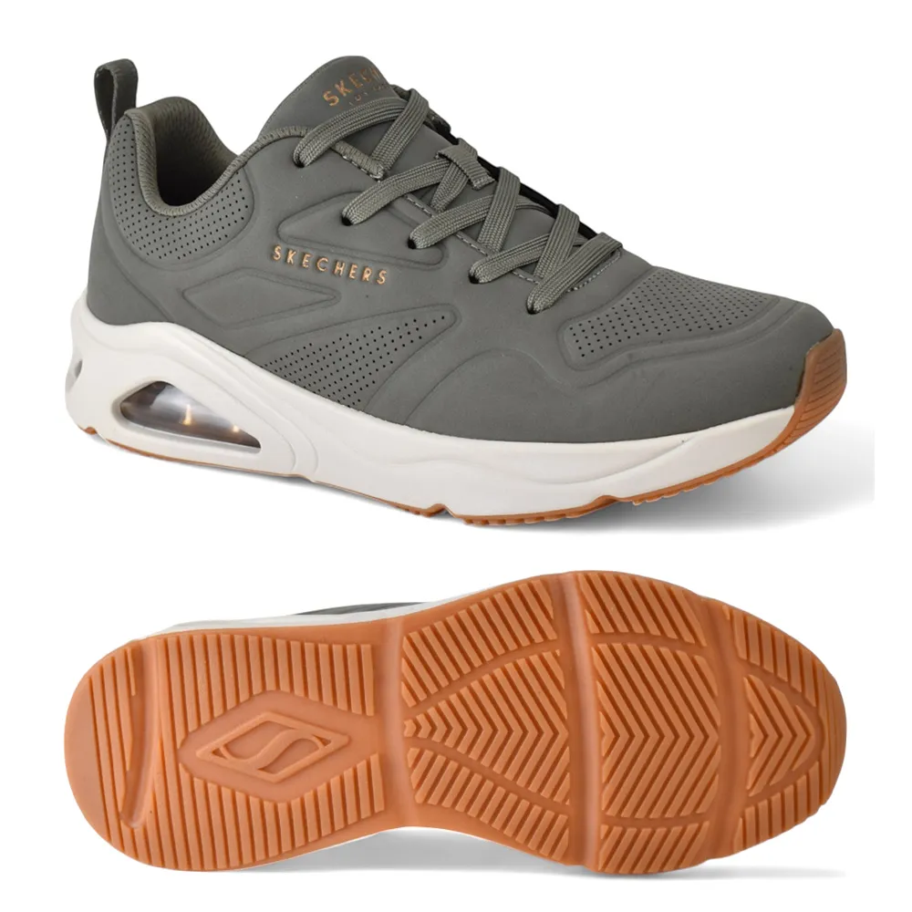Zapatillas Skechers Air Uno Verde Oliva - Imagen 5