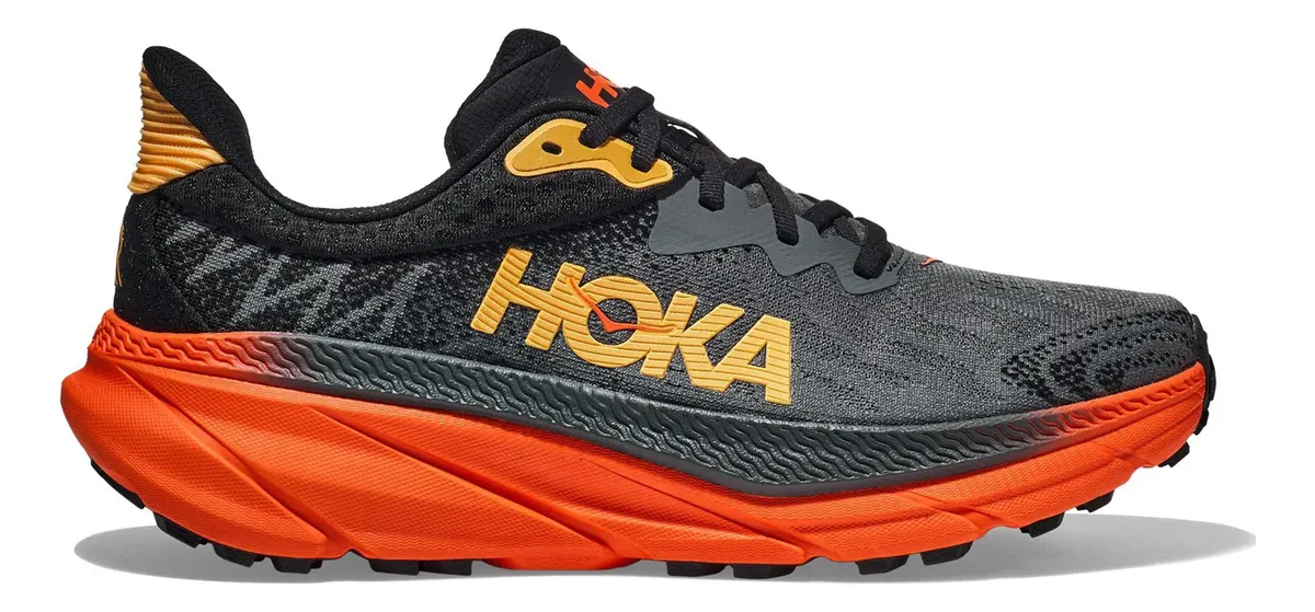 Zapatillas Hoka Challenger Atr 7 Gris Naranja