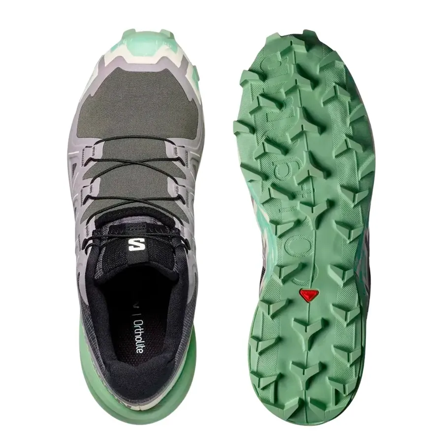 Zapatillas Salomon Speedcross 6 Gris Verde - Imagen 5