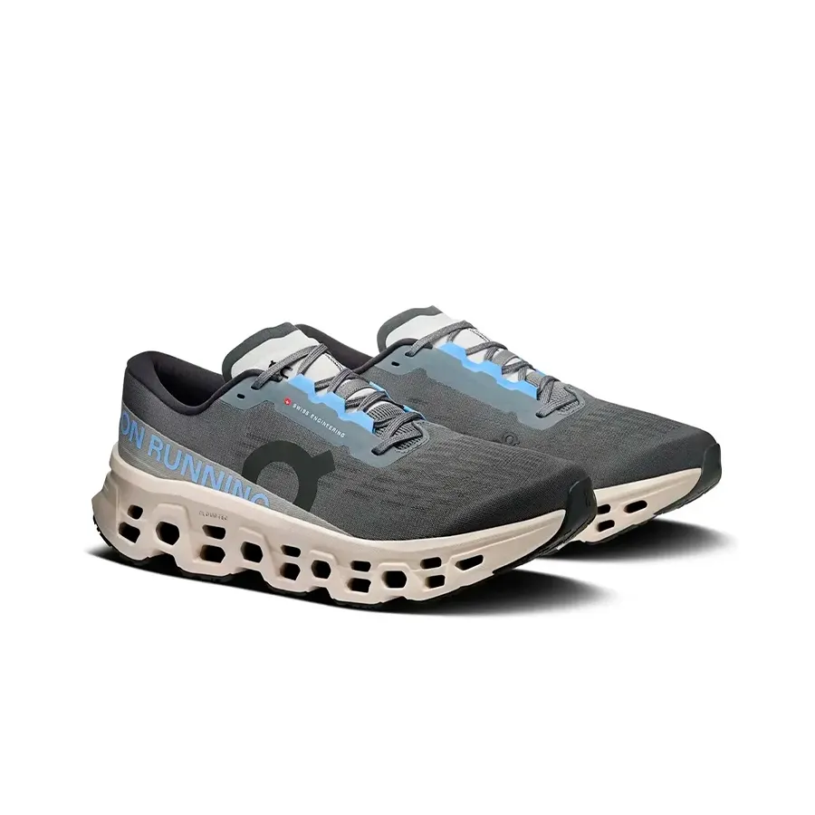 Zapatillas On Cloudmonster 3 Gris Celeste - Imagen 2