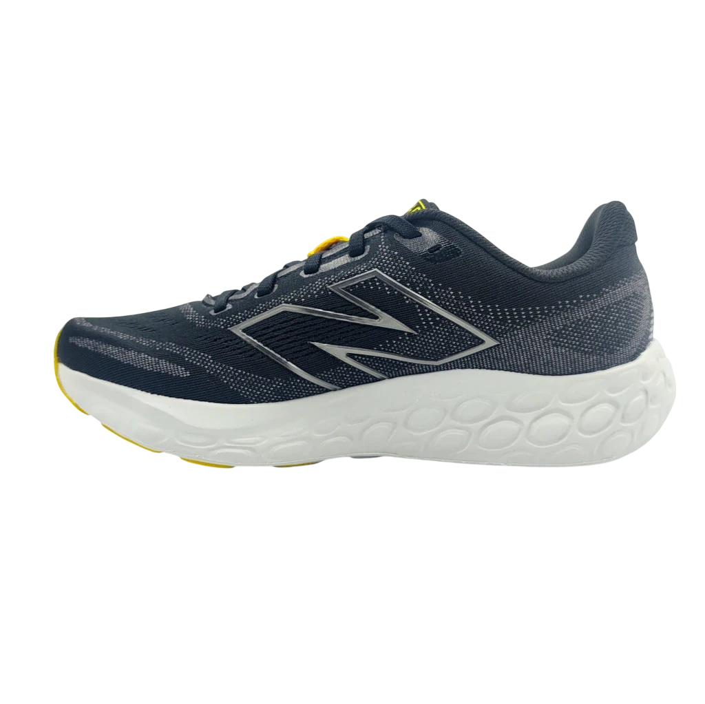 Zapatillas New Balance M680CB8 Negro Amarillo - Imagen 2
