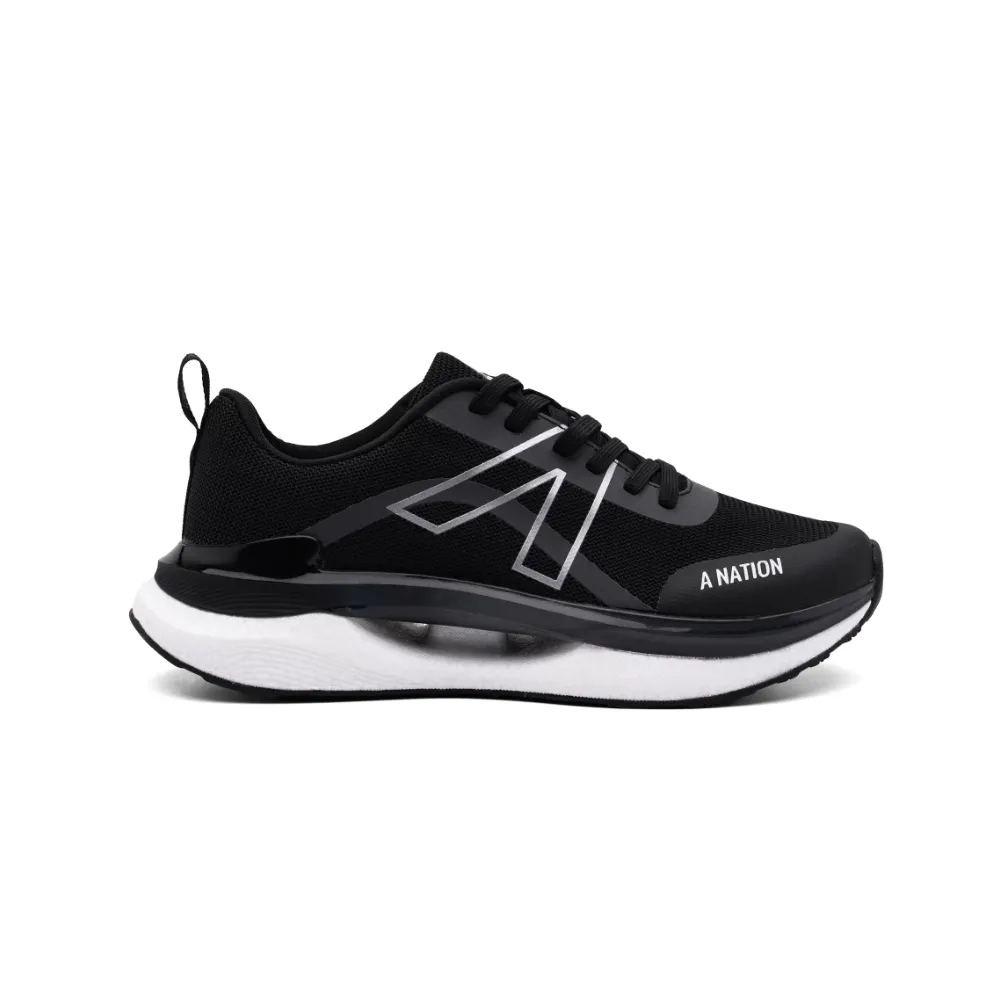 Zapatillas A Nation Arcstep Negro Gris Blanco