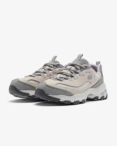 Zapatillas Skechers D´lites Retro Gris Nude - Imagen 3