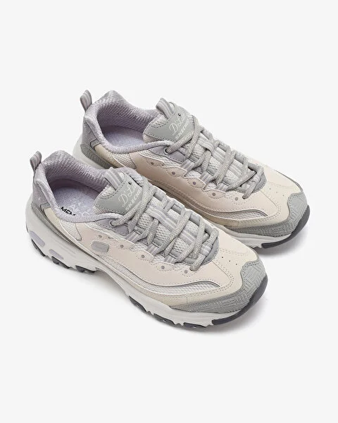 Zapatillas Skechers D´lites Retro Gris Nude - Imagen 6