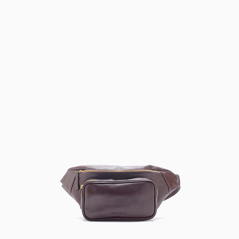 Hush Puppies Riñonera Franck Cuero Marron