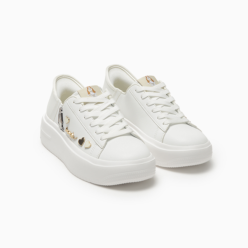 Zapatillas Hush Puppies Djen Pin Blanco - Imagen 4