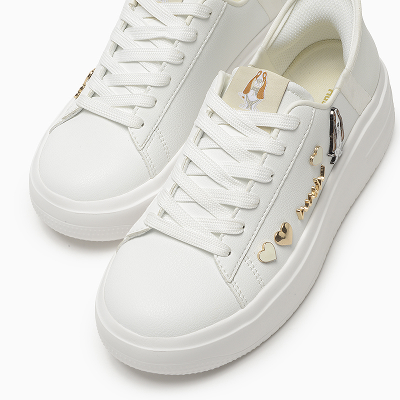 Zapatillas Hush Puppies Djen Pin Blanco - Imagen 3