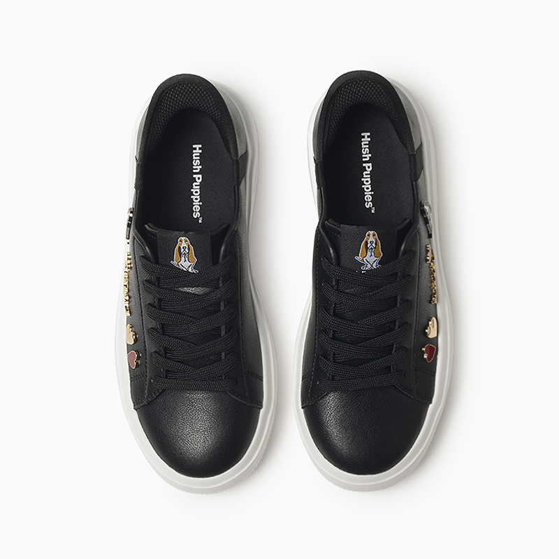Zapatillas Hush Puppies Djen Pin Negro - Imagen 3