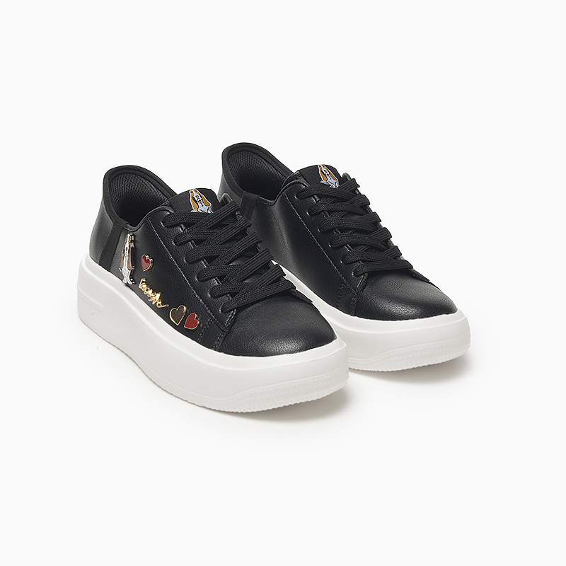 Zapatillas Hush Puppies Djen Pin Negro - Imagen 4