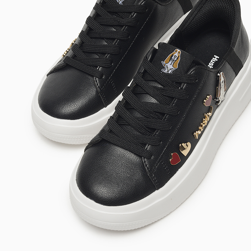 Zapatillas Hush Puppies Djen Pin Negro - Imagen 2
