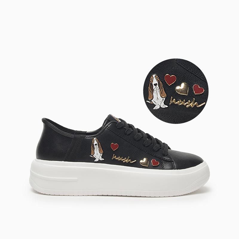 Zapatillas Hush Puppies Djen Pin Negro