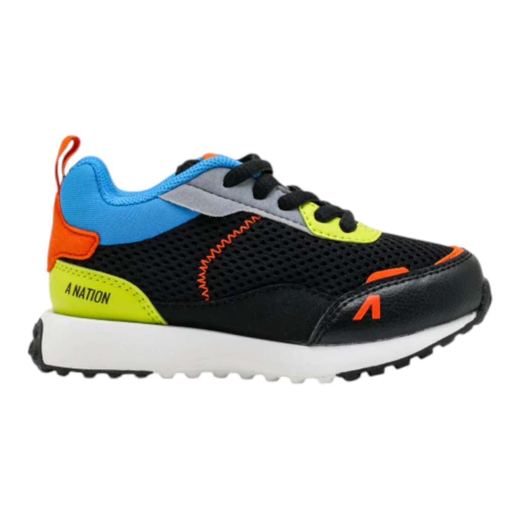 Zapatillas A Nation Joyful Velcro Negro Colores