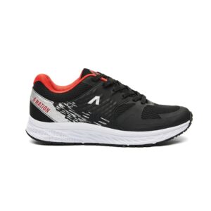 Zapatillas A Nation Cross Trainer Kids Negro Rojo