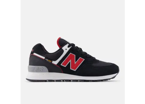 Zapatillas New Balance 574 Negro Blanco Rojo