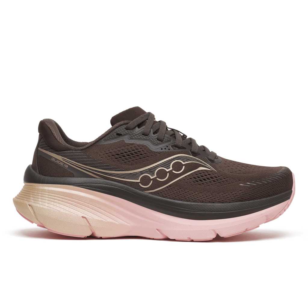 Zapatillas Saucony Guide 19 W Chocolate Rosa