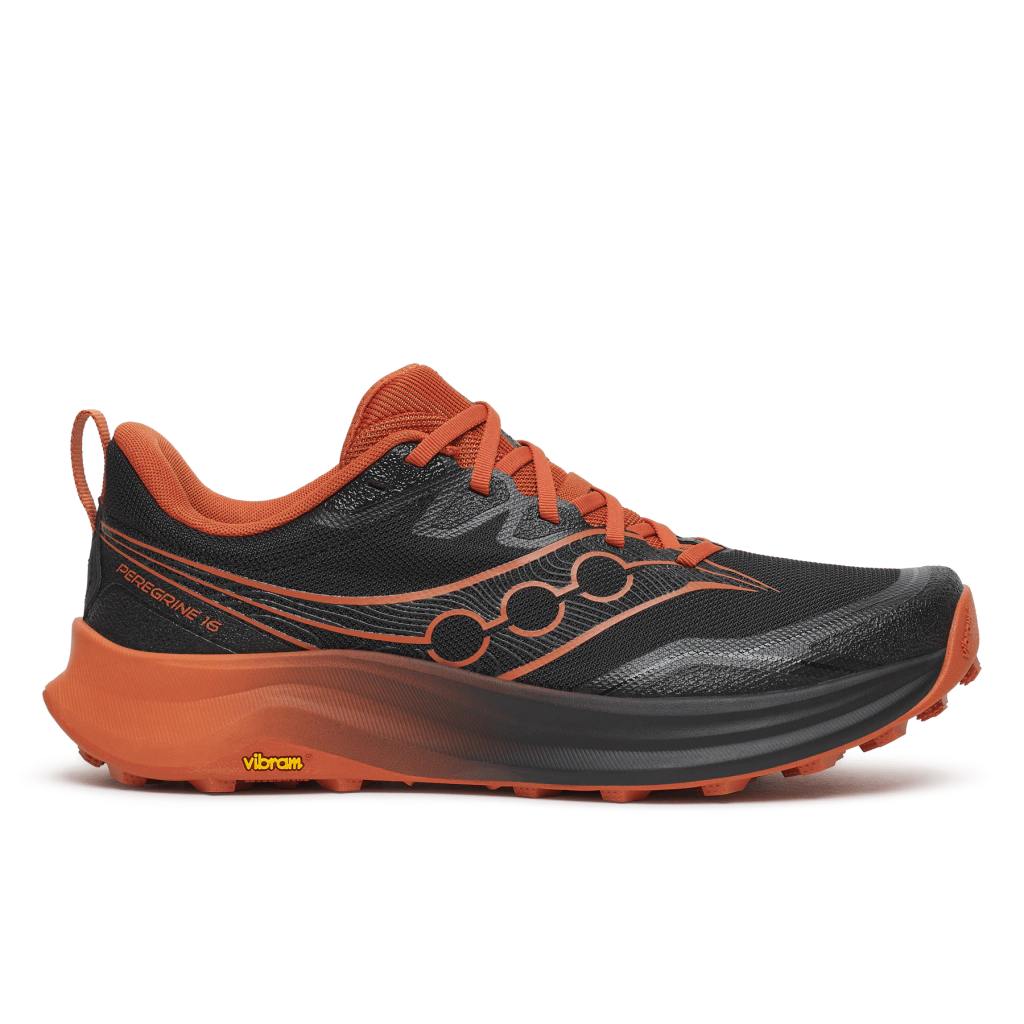 Zapatillas Saucony Peregrine 16 H Negro Naranja
