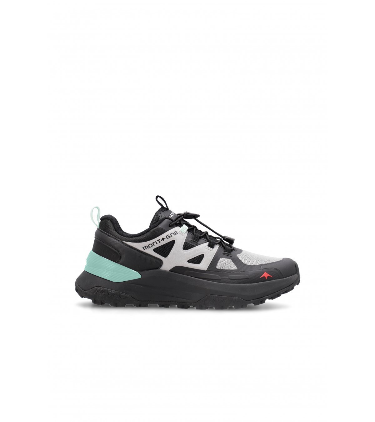 Zapatillas Montagne Tracer Negro Gris Verde Agua