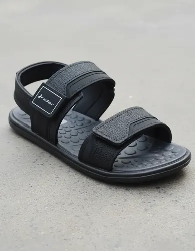 Sandalia Veneto Negro Gris