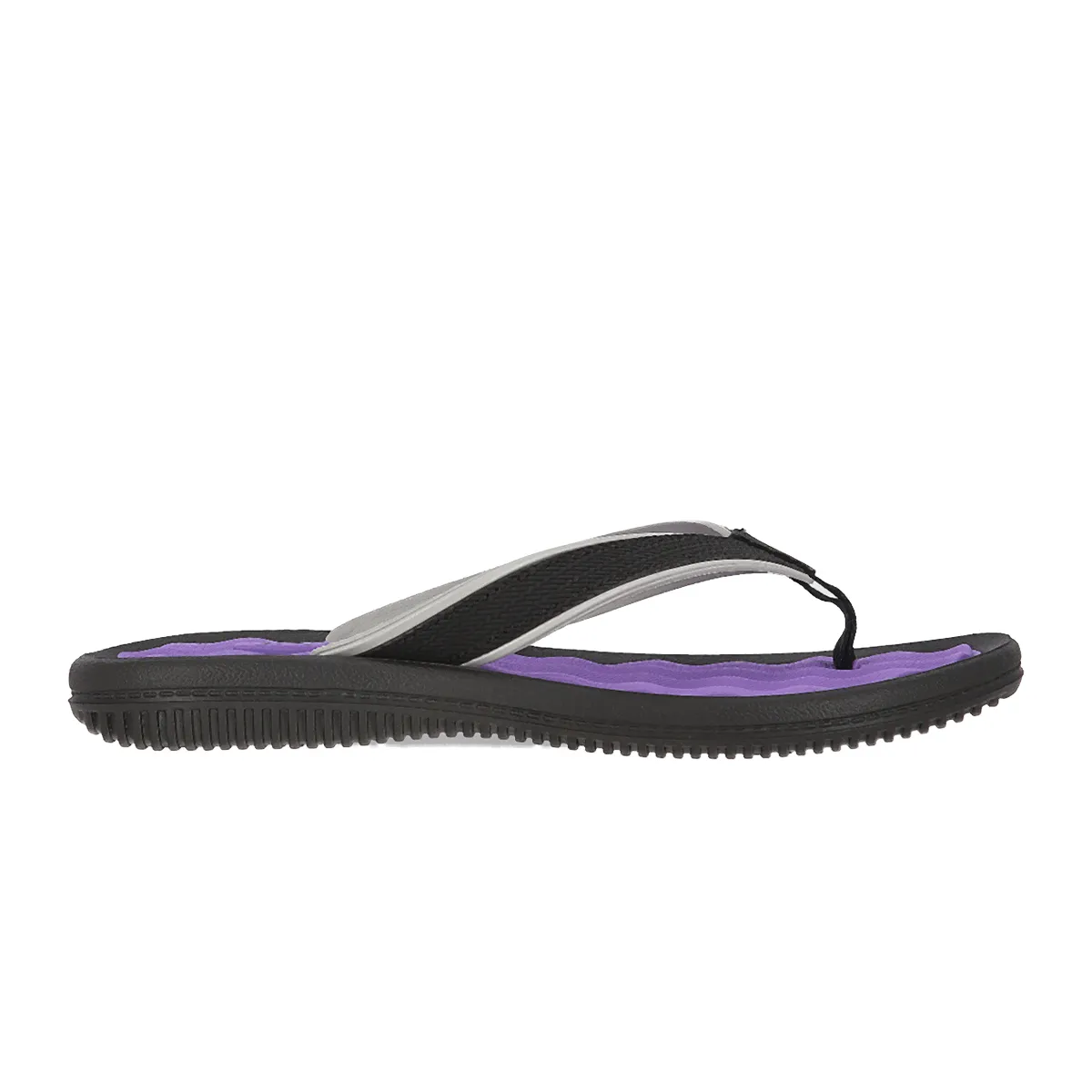 Ojotas Dunas Negro Gris Morado - Imagen 2