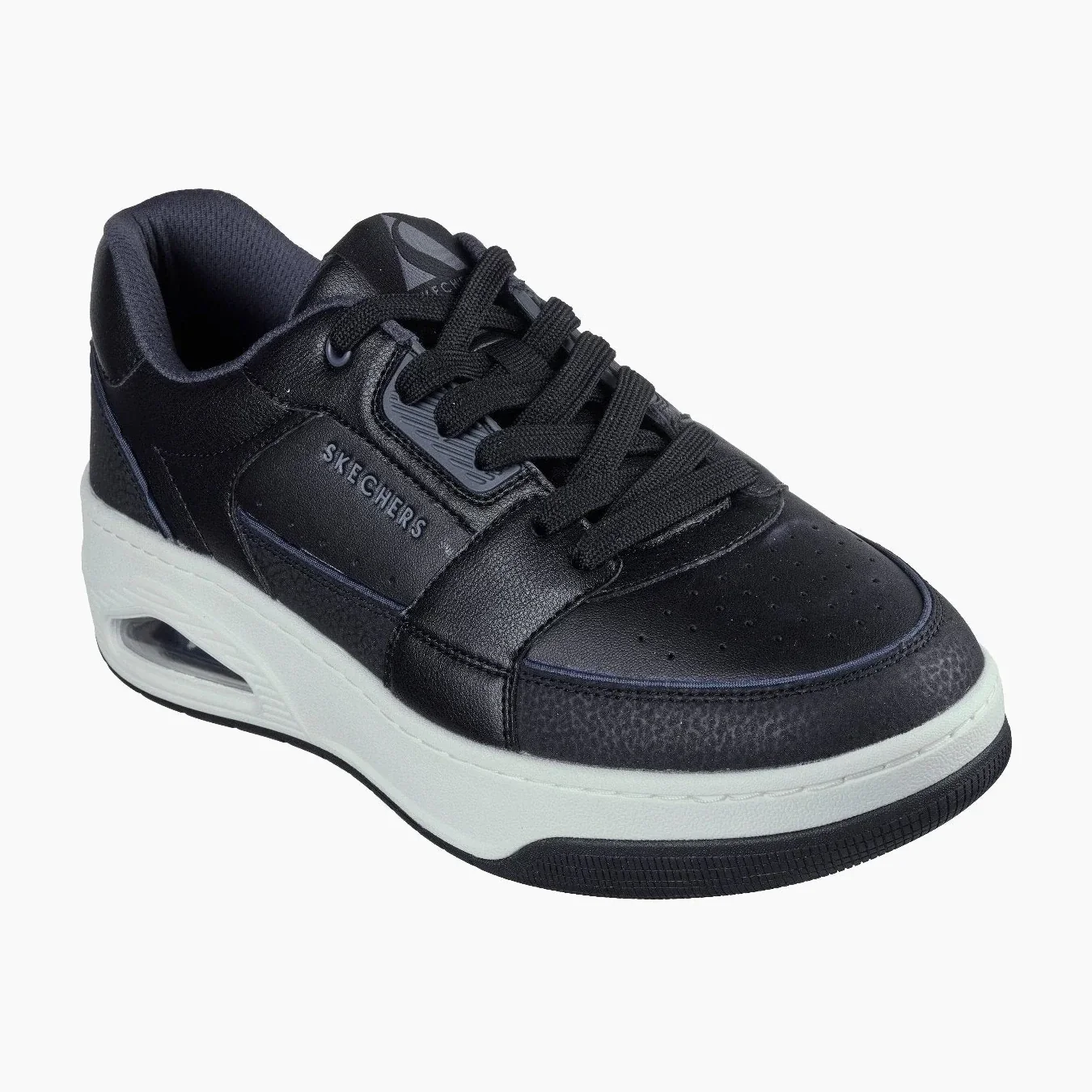 Zapatilla Uno Court Low Post Negro Bco