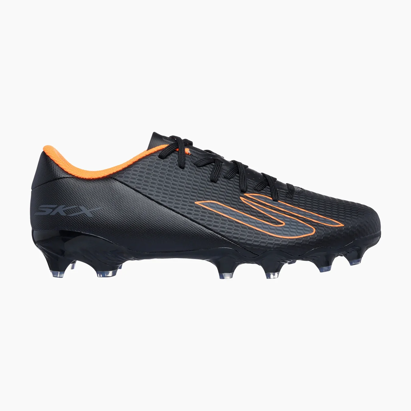 Botin Skx 2 Club Tpu Negro Naranja - Imagen 2