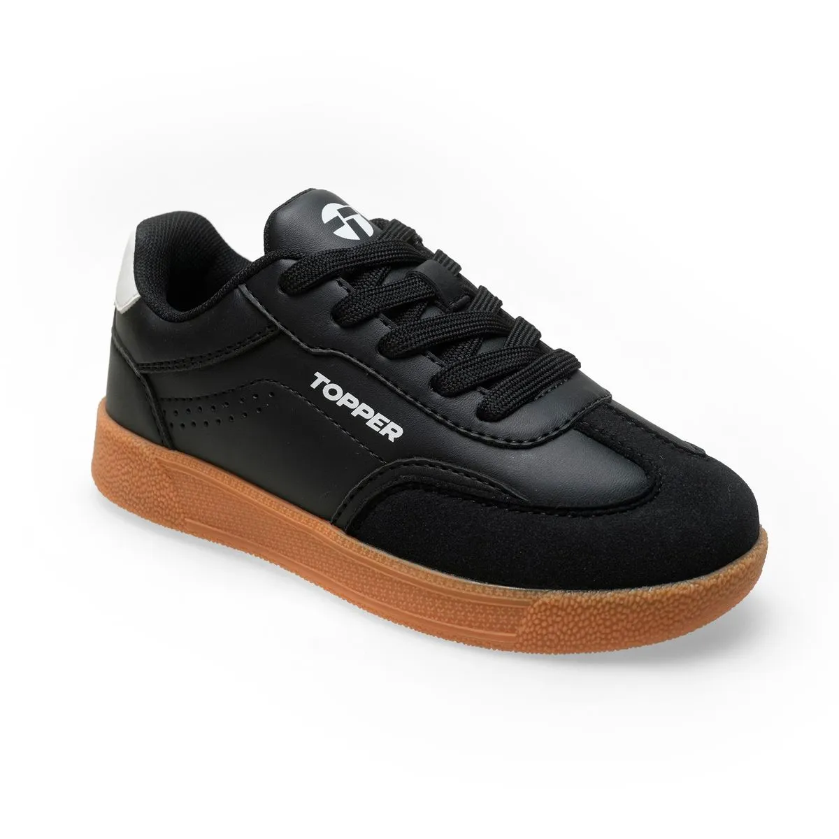 Zapatilla Polaris Kids Negro Caramelo