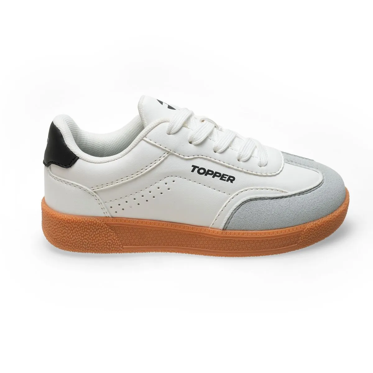 Zapatilla Polaris Kids Blanco Caramelo - Imagen 2