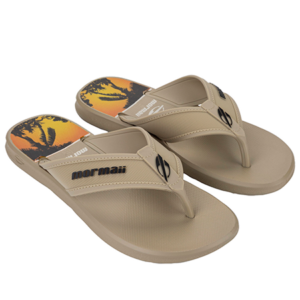 Ojota Wave Iii Beige Naranja Negro