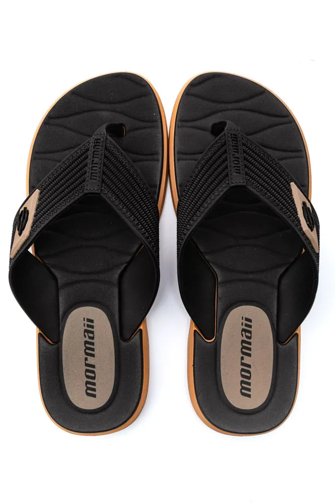 Ojota Kinja Beige Negro