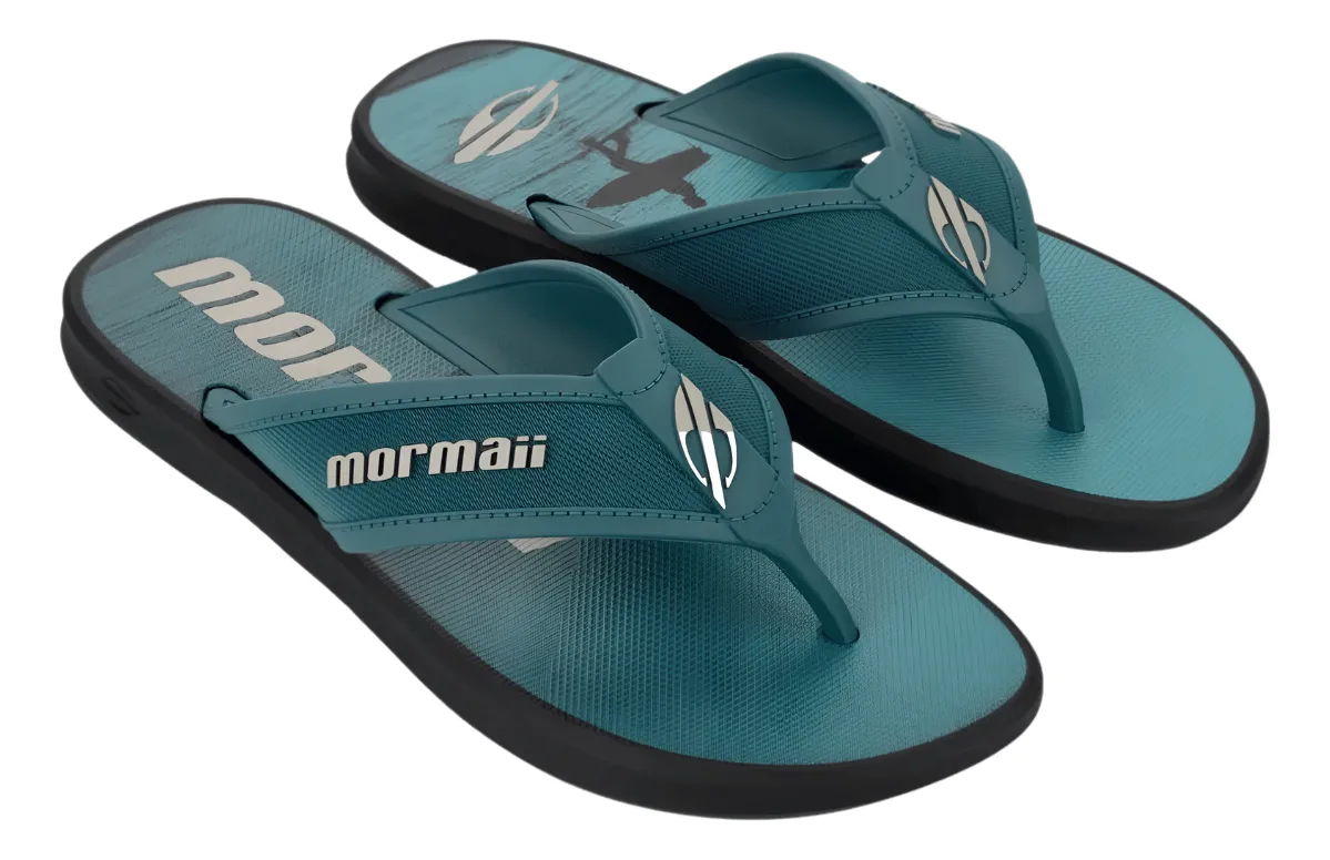 Ojota Wave Iii Negro Azul Beige - Imagen 2