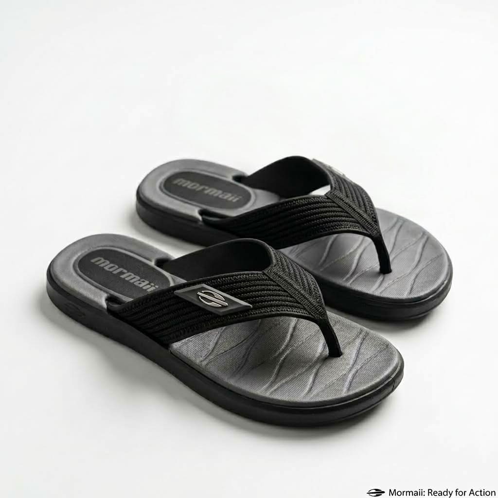 Ojota Kinja Gris Negro