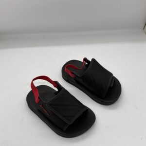 Chinela Street Bebe Negro Rojo Yellow