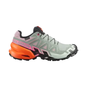 Zapatilla Speedcross 6 Gore-tex Gris Rosa Naranja
