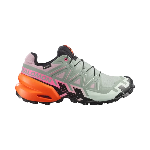 Zapatilla Speedcross 6 Gore-tex Gris Rosa Naranja