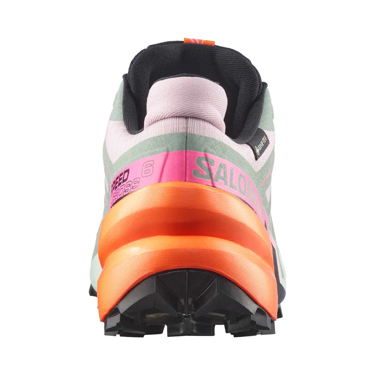 Zapatilla Speedcross 6 Gore-tex Gris Rosa Naranja - Imagen 4