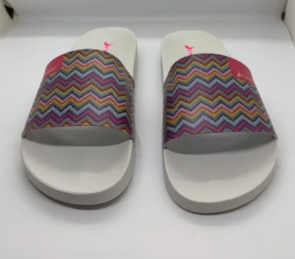 Chinela Full 86 Ii Blanco Rosa Azul