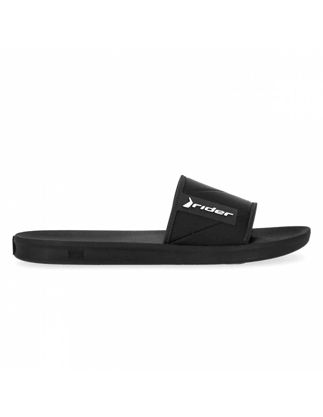 Chinela Street Kids Negro Blanco - - Imagen 2