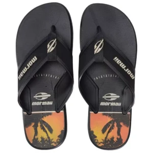 Ojota Wave Iii Negro Beige Naranja
